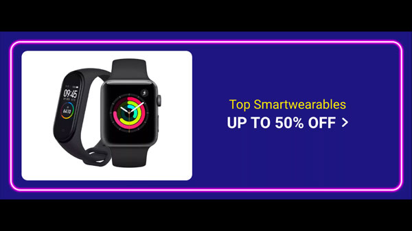 Up To 50% Off On Smart Wearables Up To 50% Off On Smart Wearables