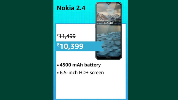 10% Off On Nokia 2.4 Android 10 Smartphone 10% Off On Nokia 2.4 Android 10 Smartphone