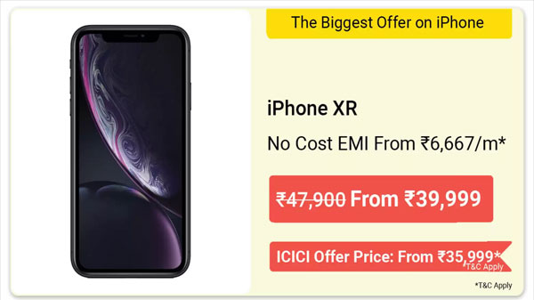 12% Off On Apple iPhone XR