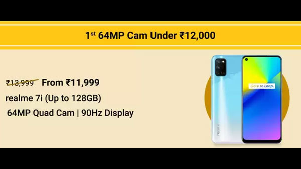 13% Off On Realme 7i