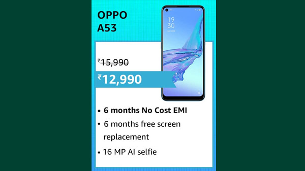 19% Off On Oppo A53 19% Off On Oppo A53