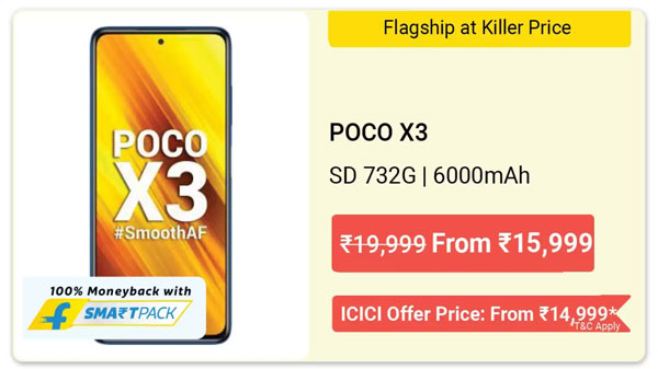 20% Off On POCO X3 20% Off On POCO X3