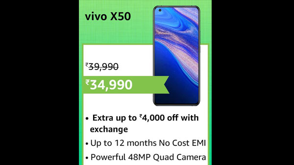 20% Off On Vivo X50