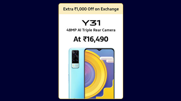 20% Off On Vivo Y31