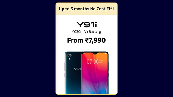 20% Off On Vivo Y91i