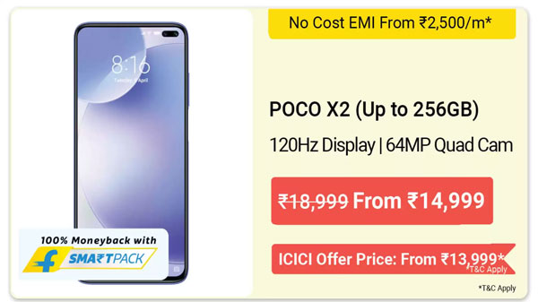 21% Off On POCO X2