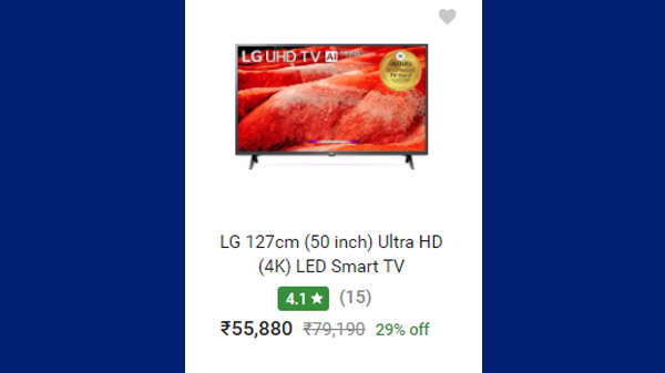 29% Off On LG 108cm (43 inch) Full HD LED Smart TV 2020 Edition 29% Off On LG 108cm (43 inch) Full HD LED Smart TV 2020 Edition