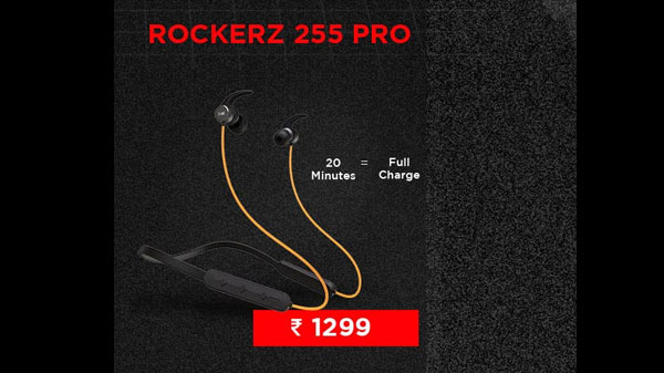 63% Off On boAt Rockerz 255 Pro in-Ear Bluetooth Neckband Earphone with Mic