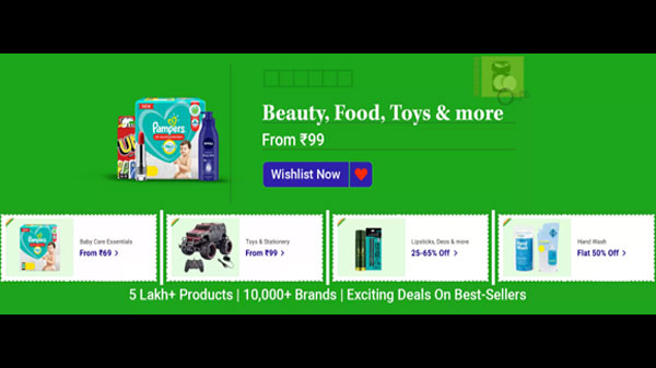Beauty, Food, Toys, And More Products From Rs. 99 Beauty, Food, Toys, And More Products From Rs. 99