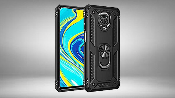 Bounce back shockproof transparent tpu + pc ring stand grip back case/cover 