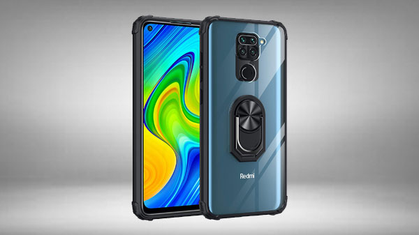 BOUNCE BACK Shockproof TPU + Pc Ring Stand Armor Grip Back Case/Cover