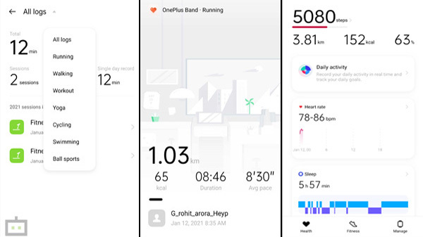 Fitness Centric Features