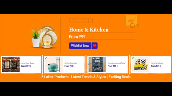 Home And Kitchen Products From Rs. 99