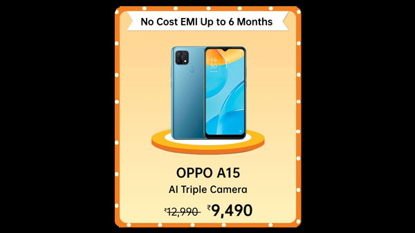 23% Off On Oppo A15 23% Off On Oppo A15