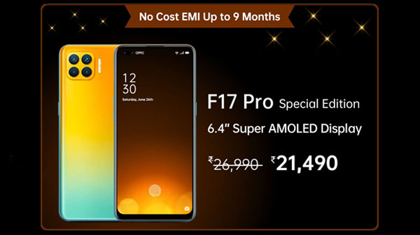 20% Off On Oppo F17 Pro 20% Off On Oppo F17 Pro