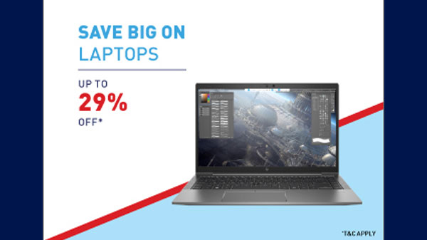 Up To 29% Off On Laptops