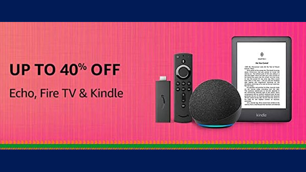 Up To 40% Off Amazon Echo and Fire TV Up To 40% Off Amazon Echo and Fire TV