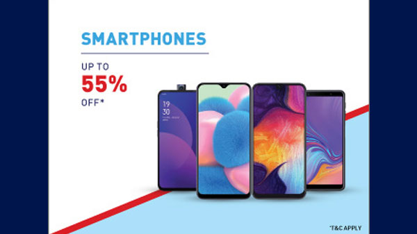 Up To 55% Off On Smartphones