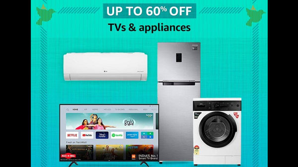 Up To 60% Off On TVs And Appliances Up To 60% Off On TVs And Appliances