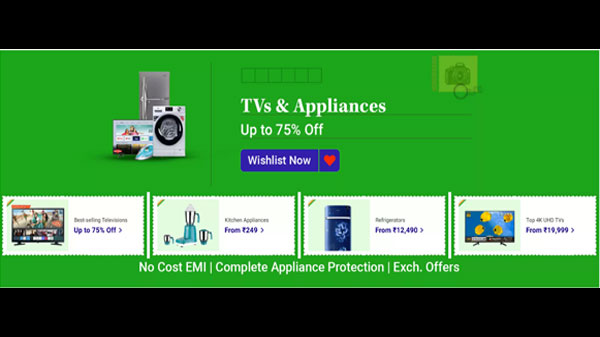 Up To 75% Off On TVs And Appliances