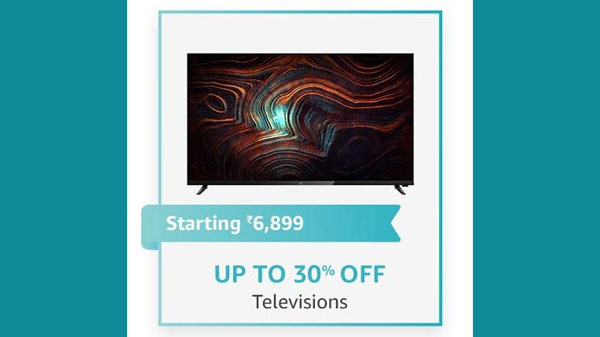 Upto 30% Off On Smart TVs Upto 30% Off On Smart TVs