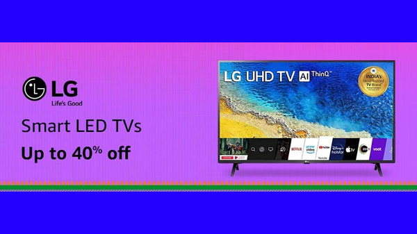 Up To 40% Off On LG TVs Up To 40% Off On LG TVs