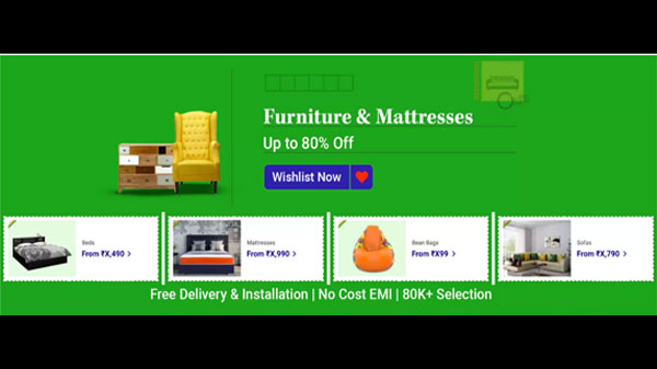 Up To 50% Off On Furniture And Mattress