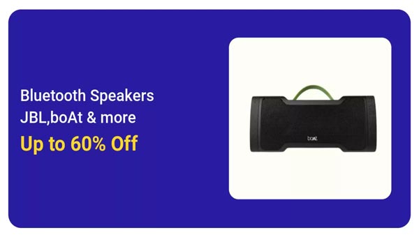 Up To 60% Off On Bluetooth Speakers Up To 60% Off On Bluetooth Speakers