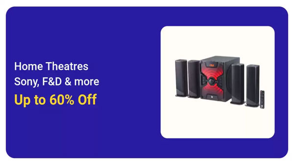Up To 60% Off On Home Theatres Up To 60% Off On Home Theatres