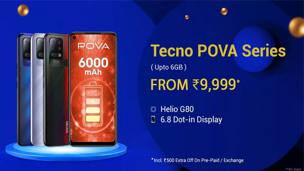 12% Off On Tecno POVA 12% Off On Tecno POVA