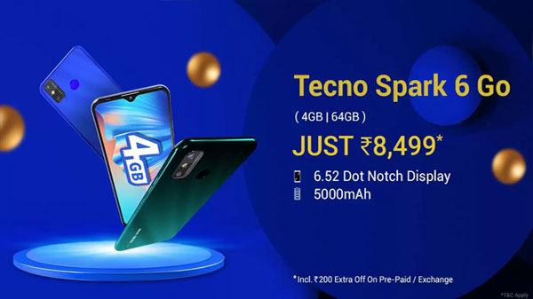 13% Off On Tecno Spark 6 Go 13% Off On Tecno Spark 6 Go