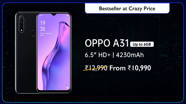 14% Off On Oppo A31 14% Off On Oppo A31