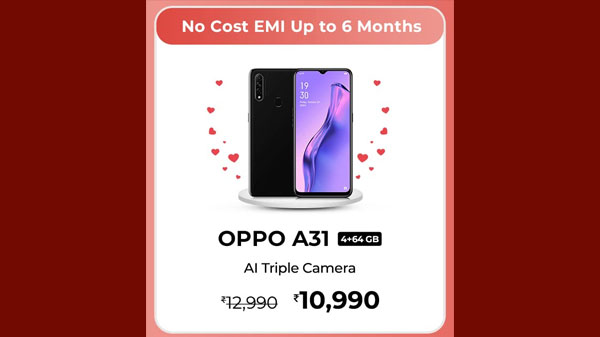 15% Off On OPPO A31