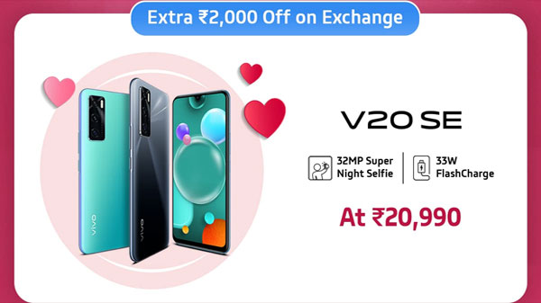 16% Off On Vivo V20 SE