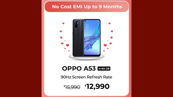 19% Off On Oppo A53 19% Off On Oppo A53