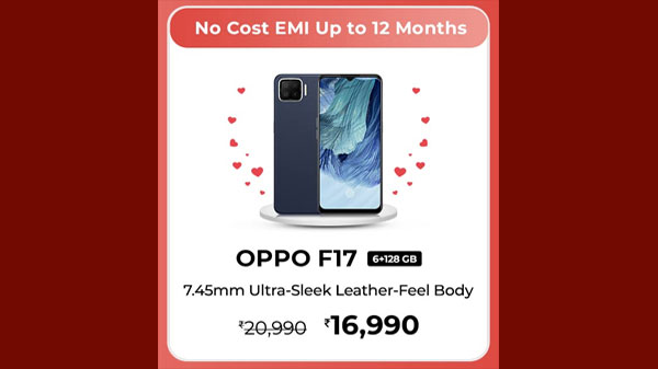 19% Off On Oppo F17 19% Off On Oppo F17
