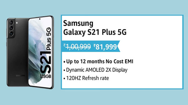 19% Off On Samsung Galaxy S21 Plus 5G