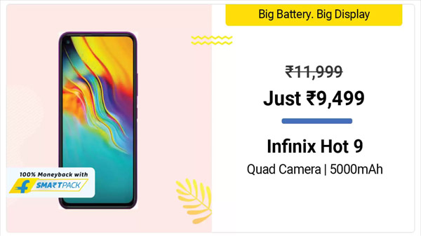 20% Off On Infinix Hot 9