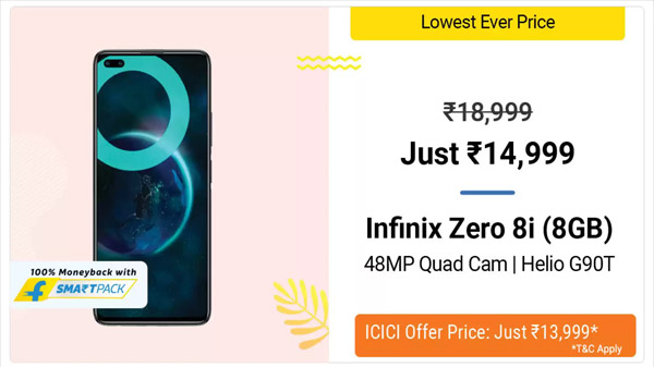21% Off On Infinix Zero 8i