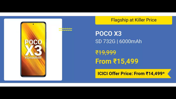 21% Off On POCO X3