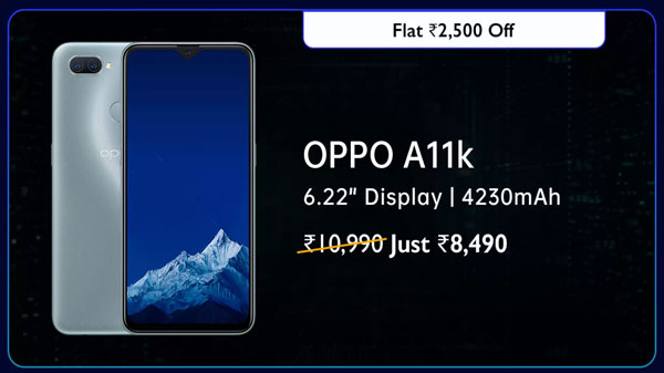 22% Off On OPPO A11K