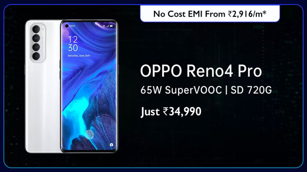 4% Off On Oppo Reno4 Pro