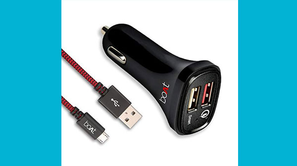 55% Off On boAt Dual Port Rapid Car Charger 55% Off On boAt Dual Port Rapid Car Charger