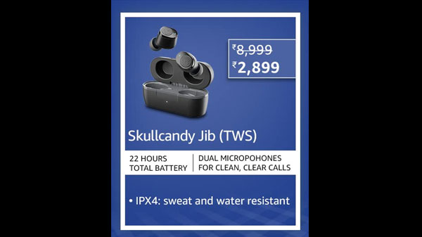 68% Off On Skullcandy Jib True Wireless (TWS) Earbuds 68% Off On Skullcandy Jib True Wireless (TWS) Earbuds