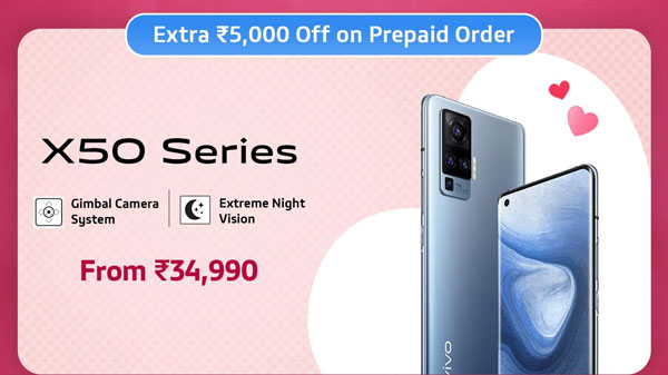 9% Off On Vivo X50 Pro 9% Off On Vivo X50 Pro