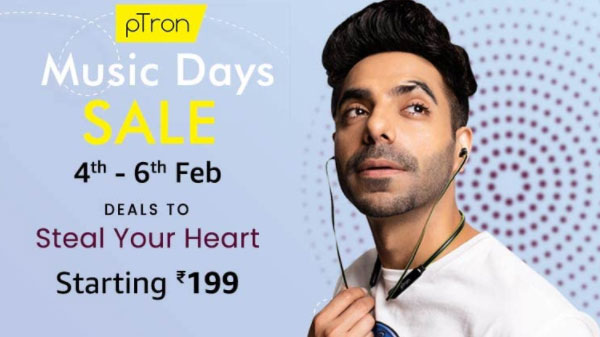 Amazon pTron Music Day 2021: Discount Offer On Bluetooth Headphones