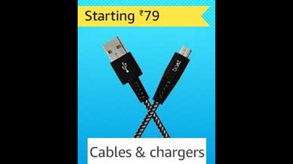 Cable And Chargers Starting At Rs. 79