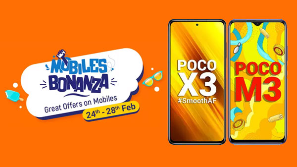 Flipkart Mobiles Bonanza Offers On POCO M3, POCO M2 And More