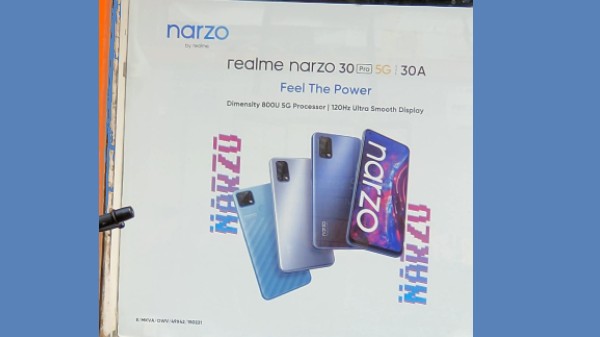 Realme Narzo 30 Pro 5G Leaked Poster Tips 120Hz Refresh Rate