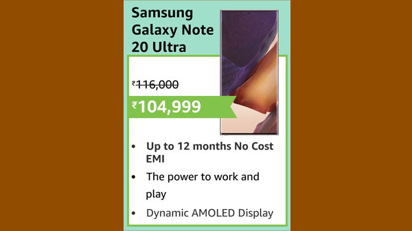 9% Off On Samsung Galaxy Note 20 Ultra 5G